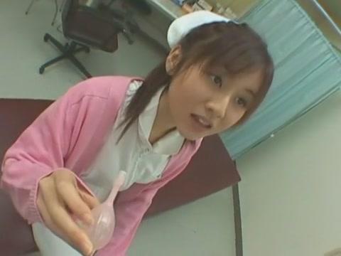 Incredible Japanese girl Akari Yaguchi in Crazy Nurse, POV JAV movie - 1