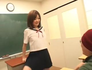 Candid Crazy Japanese chick Rio Hamasaki in Fabulous Gangbang, Masturbation JAV video Classroom