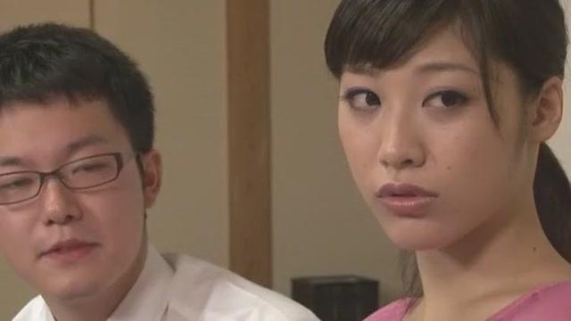Cutie  Fabulous Japanese slut Miki Sunohara in Exotic Threesome, Cunnilingus JAV video Stepbrother - 1