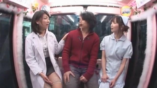 Crazy Japanese girl Azumi Mizushima, Tsumugi Serizawa, Nana Usami in Incredible Public JAV scene - 2