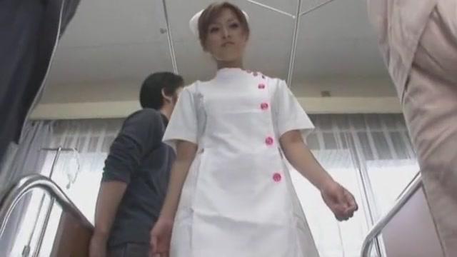 Exotic Japanese chick Azusa Isshiki in Amazing Stockings, Nurse JAV movie - 1