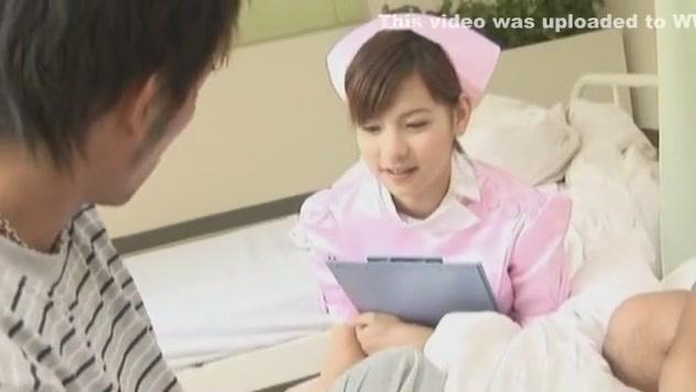 Fabulous Japanese girl Mami Orihara in Crazy Nurse, Threesome JAV clip - 1