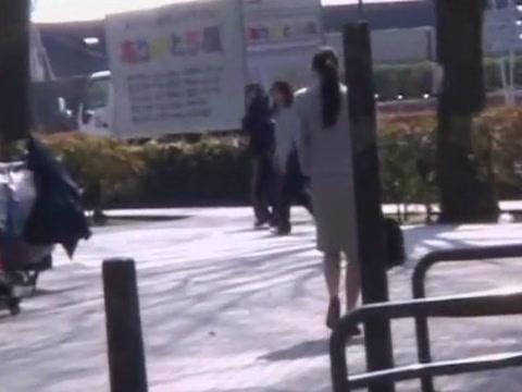Horny Japanese slut Yuu Shinoda, Risa Goto, Haruna Nakayama in Crazy Outdoor, Blowjob JAV clip - 2