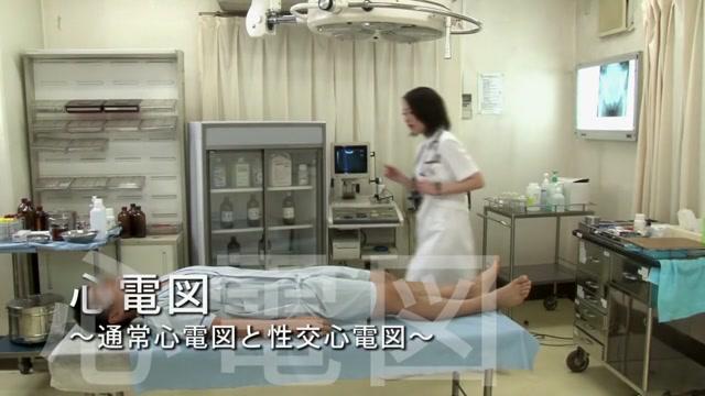 Best Japanese model in Hottest Nurse, Stockings JAV clip - 1