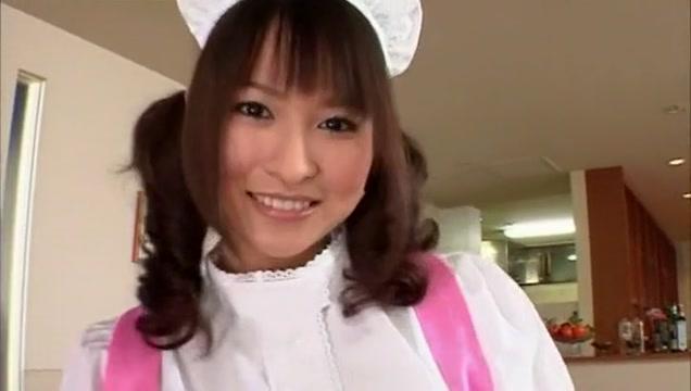 Exotic Japanese chick in Hottest POV, Maid JAV clip - 2