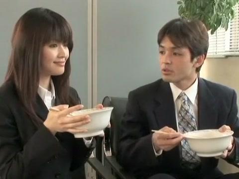 Fabulous Japanese whore in Exotic Office JAV video - 2