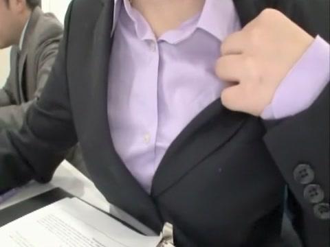 Fabulous Japanese whore in Hottest Upskirt, Office JAV clip - 1