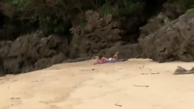 Amazing Japanese slut in Fabulous Beach, Facial JAV movie - 1