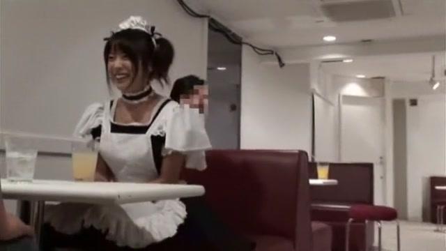 Hottest Japanese slut in Incredible Public, Maid JAV movie - 1