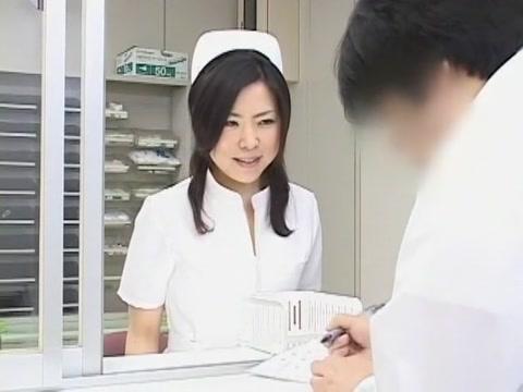 Goldenshower  Horny Japanese model in Crazy Handjob, Nurse JAV clip Guyonshemale - 1