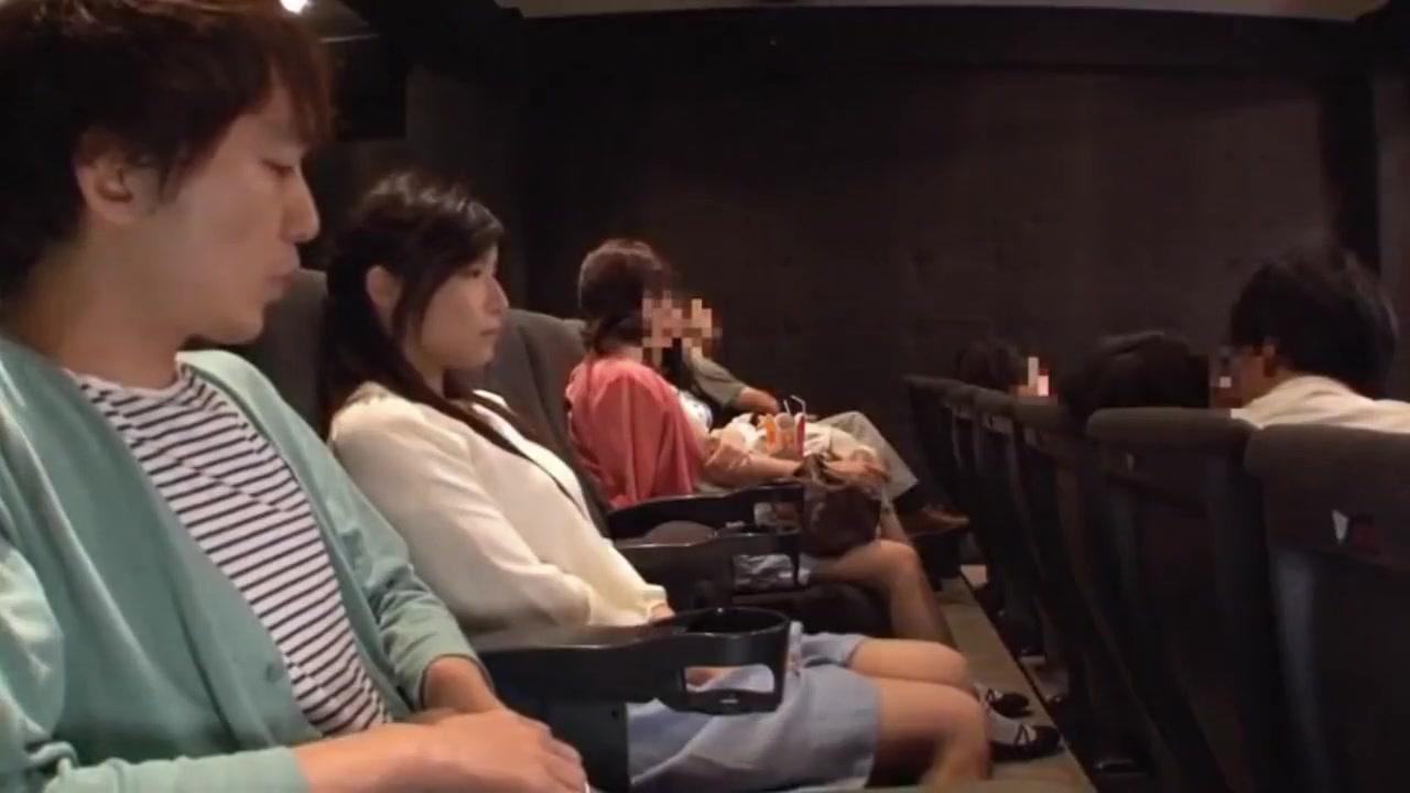 japanese girl dick looking movie theater - 1