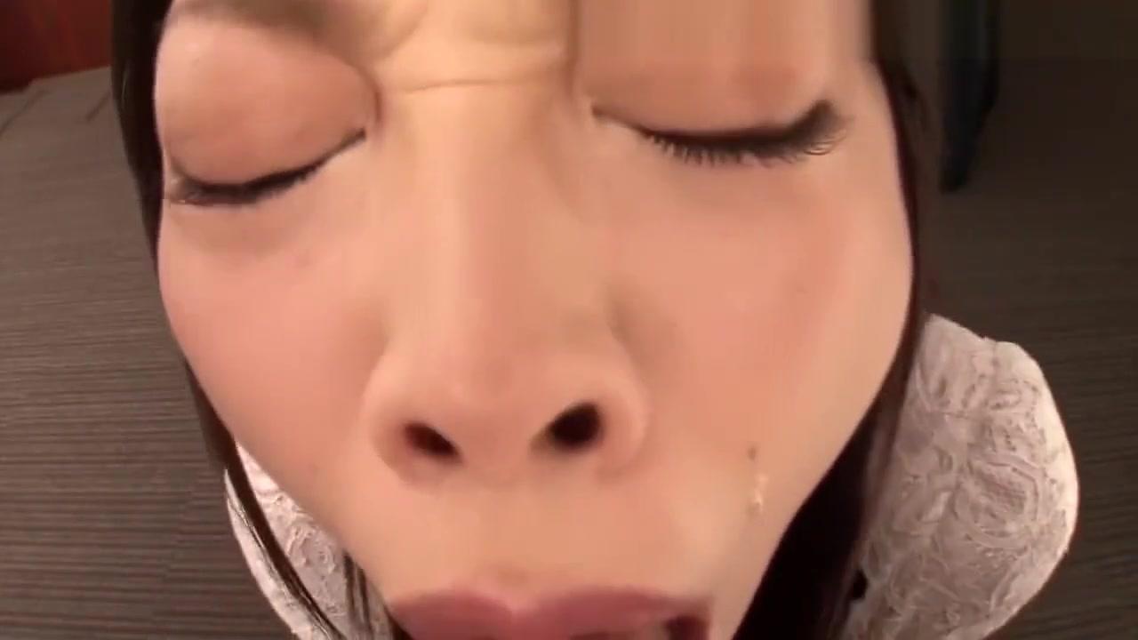 Crazy Japanese slut Miki Sunohara in Incredible blowjob - 2
