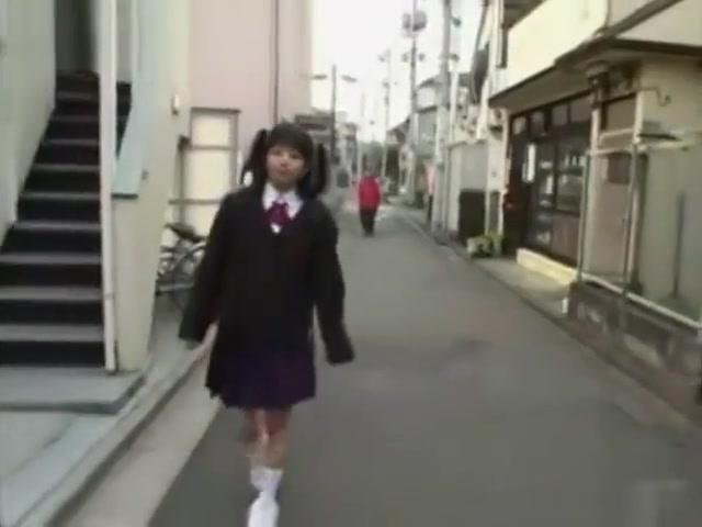 Japanese Schoolgirl Followed, Gives Blowjob - 1