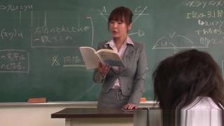 Comicunivers Sexy Japanese teacher blows a bunch of cocks Cum In Mouth