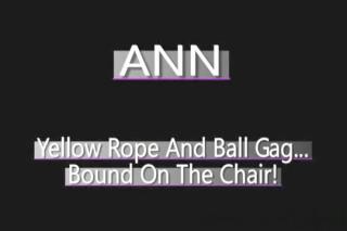 Internal Hot Asian girl Ann is tied to a chair Dorm