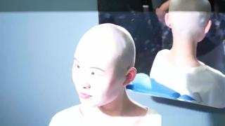 Redbone Sexy Asian Bald Headshave 2 Dancing