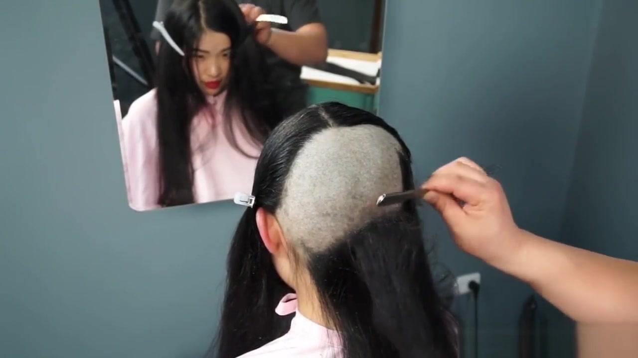 Sexy Asian Bald Headshave 2 - 1