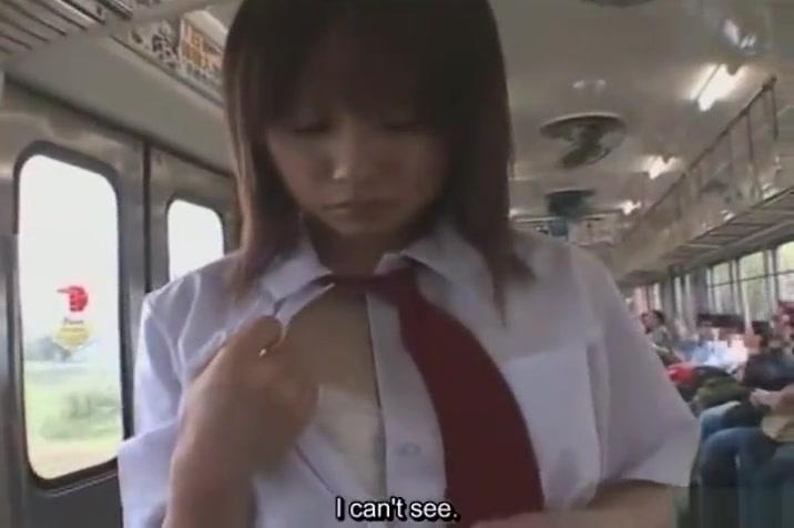 Subtitled - Reluctant Asian Exhibitionist On Train - 2