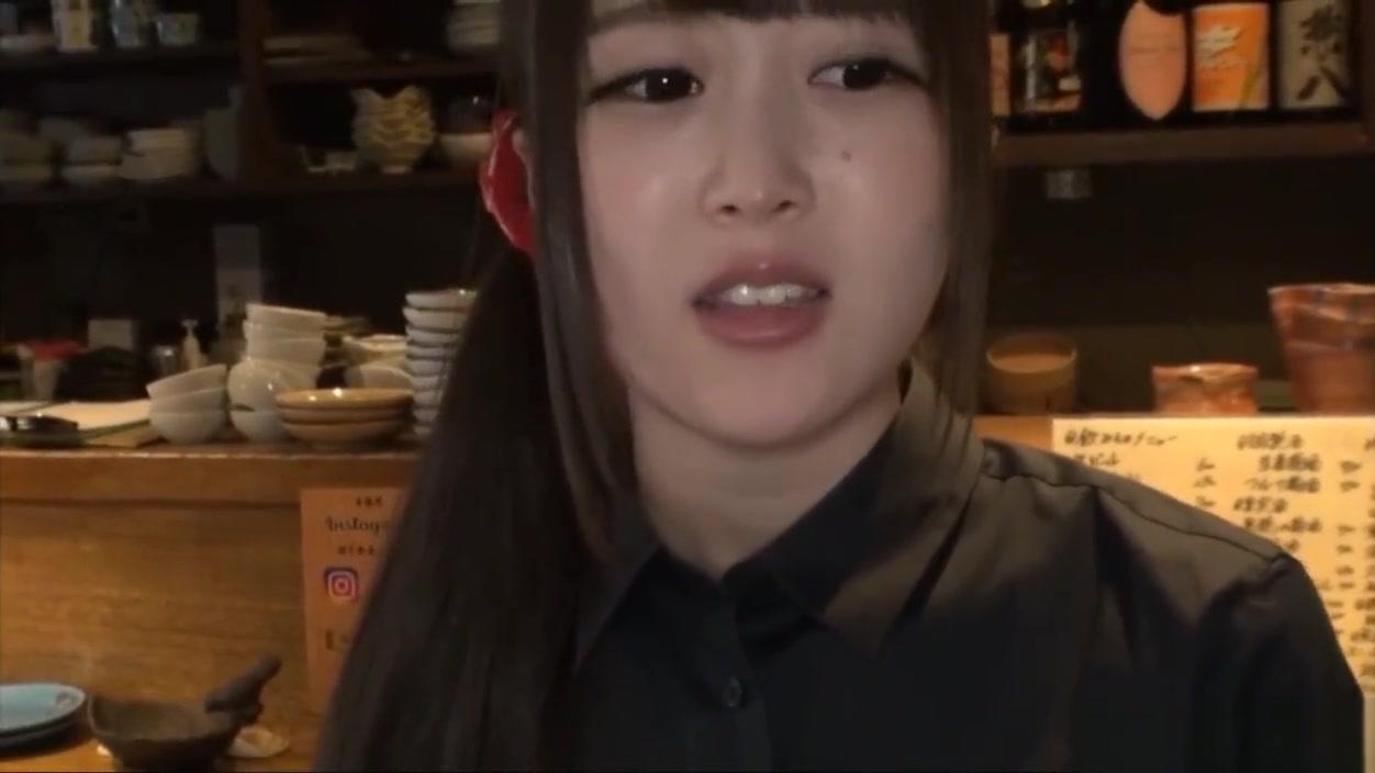 lovely japanese girl gets fucked in bar - 1