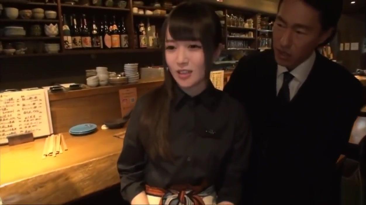 lovely japanese girl gets fucked in bar - 2