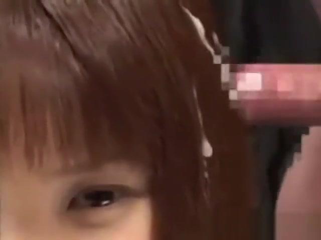 Yui Kayama Hair Bukkake - 2