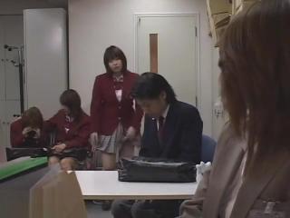 Highschool Asian teacher gets 3 schoolgirls to inspect dick sph (censored) XDating