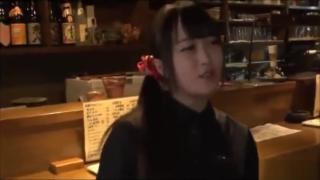Lesbiansex Petite Japanese Waitress Tricked into Rough Sex by 2 Con Men British
