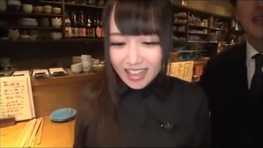 Petite Japanese Waitress Tricked into Rough Sex by 2 Con Men - 2