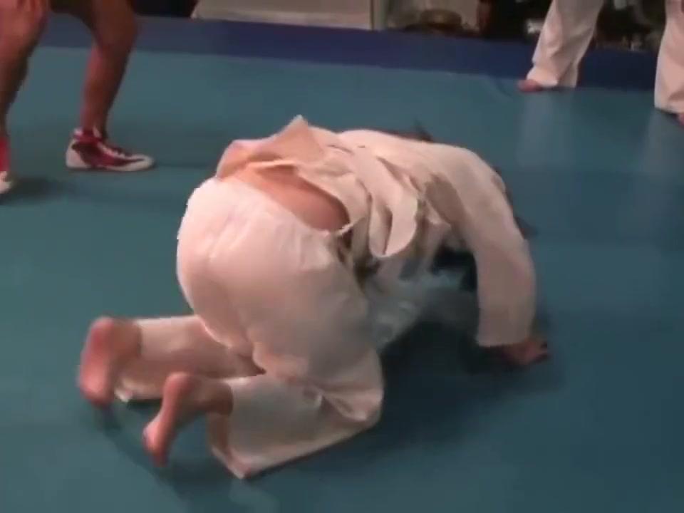 Satin Judo girl VS Wrestling boy maledom Pervs