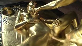 Bubblebutt Gold Bodypaint Fucking Japanese Porn Sfm