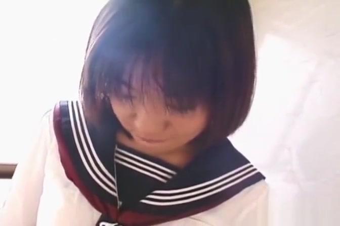 Young Japanese schoolgirl gives her first blowjob - 2