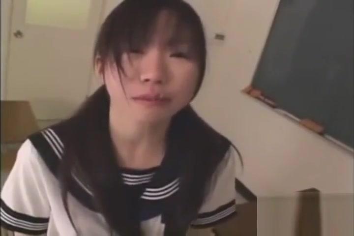 japan schoolgirl slappend and mouthfucked - 1