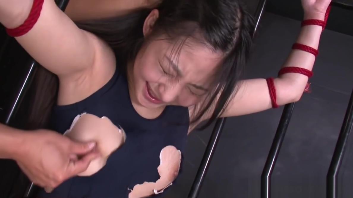 Sub slut Sayaka gets toyed by vegetables and sucks dicks - 1