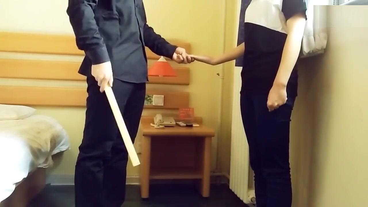 Chinese girl Apple spanked - 2