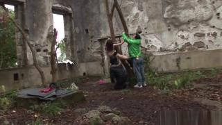 Couple Fucking Two perverted freaks toy tied up babes mouth and snatch WatchersWeb