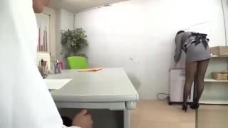 Girls Fucking asian office lady can't hide her hairy pussy in this too short miniskirt ! BGSex