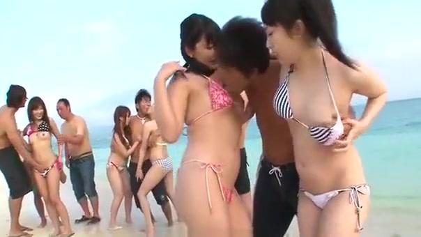 Hina Maeda enjoys party hardcore at the beach - 2