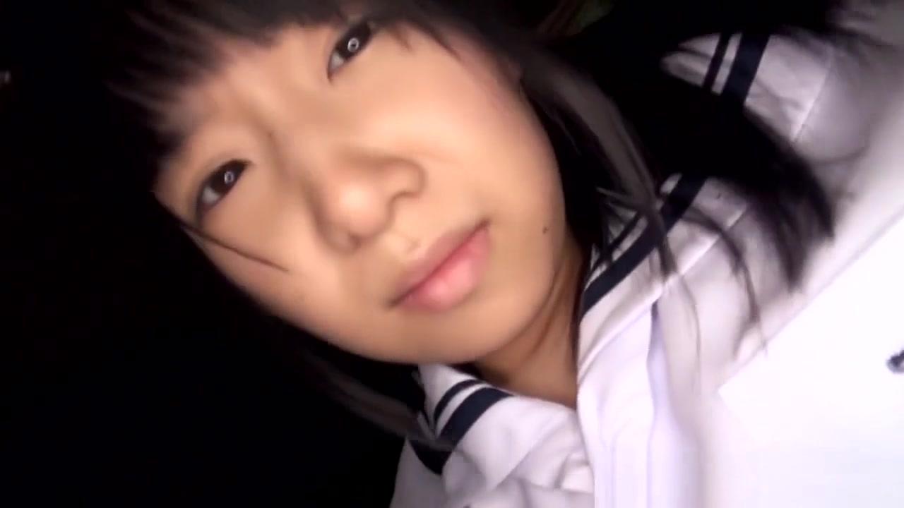 Innocent japanese schoolgirl swallows cum - 2