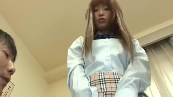 Japanese schoolgirl needs cock up her tight vag - 2