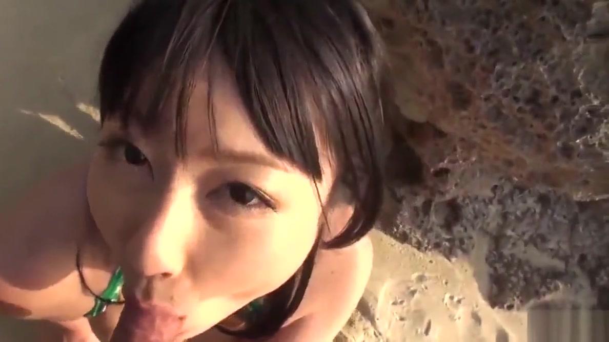 Megumi Haruka superb outdoor POV blowjob scenes - 1