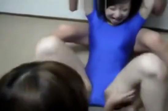 Ssbbw  Helpless Japanese Girl Tickled by two Jockstrap - 1
