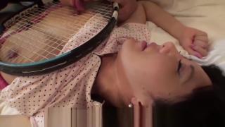 Class Uncensored Japanese milf affair with tennis racket Subtitled Skirt
