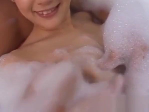 Publico Soapy sex in the bath along busty Rina Wakamiya Fake Tits