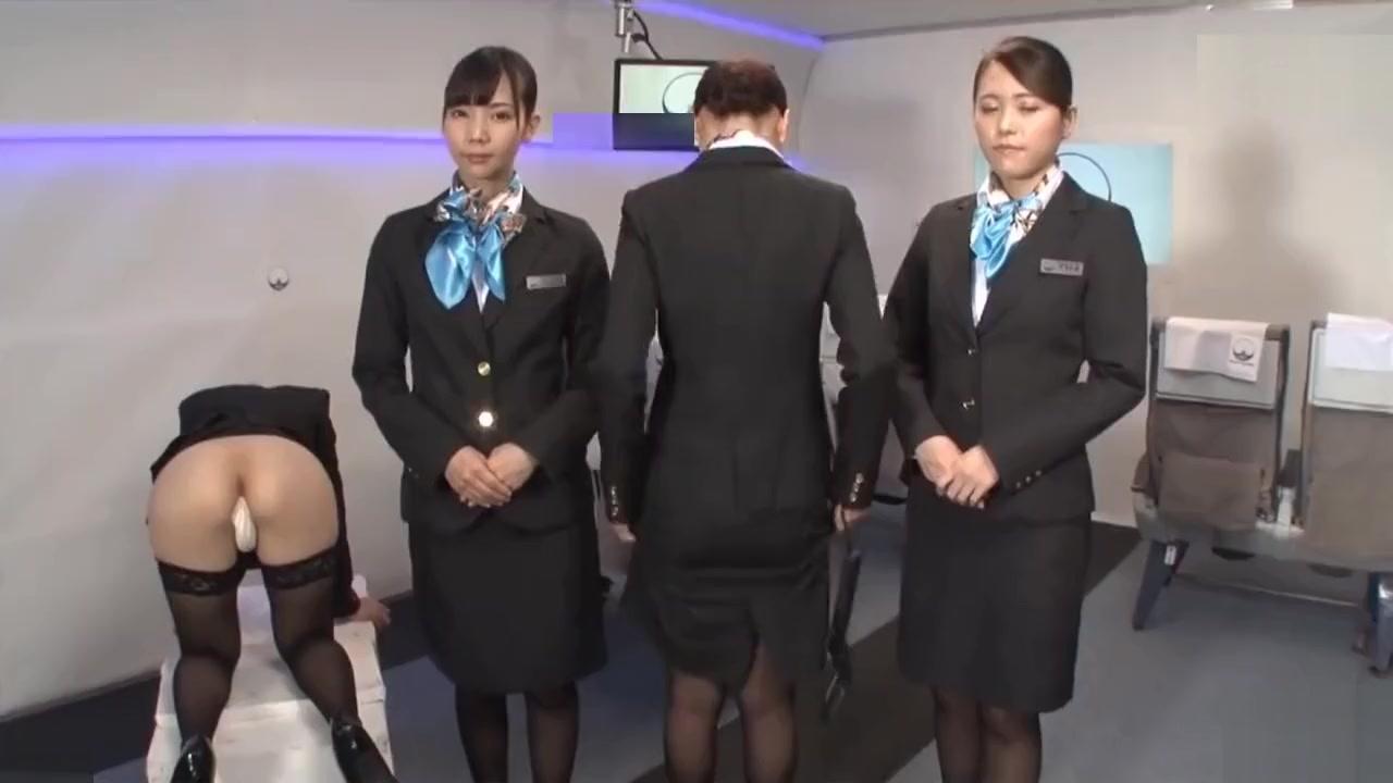 Hotel  Japanese Airline First Class Drink Service - AssCache Highlights Lesbian - 1