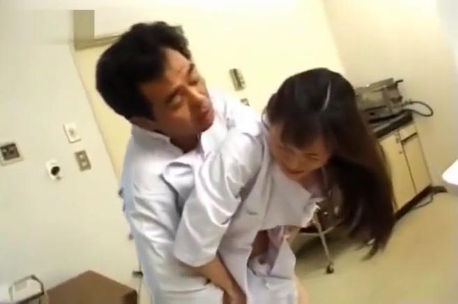 Japanese AV Model nurse is fucked oral and in cooter by doctor - 2