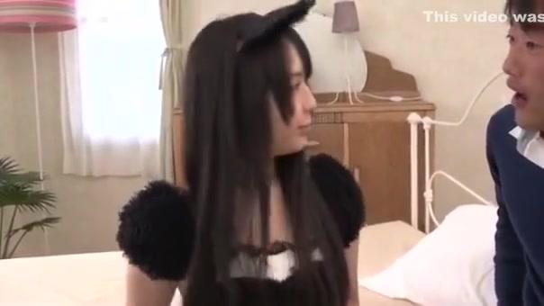 Rubbing  Ruka Kanae amazing hardcore porn show as a maid HDZog - 1