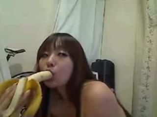 Sexy Sluts japanese fuck her pussy with banana Omegle