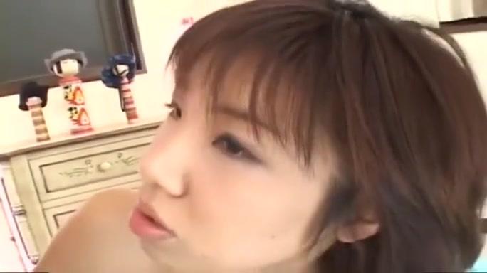 Exhib Misaki Inaba has mouth full of cum from dicks Facial Cumshot