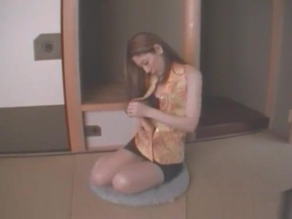 Madoka Enomoto pleasures herself on floor - 1