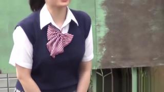 Rough Sex Naughty Japanese schoolgirls pissing in secret public place Masterbation